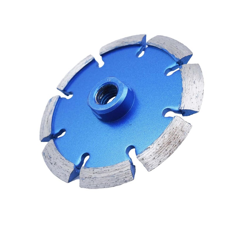 ACTINTOOL 4 1/2 Inch 0.375" Width 5/8"-11 Arbor Crack Chaser Blade, Diamond Mortar Removal Blade for Concrete 4.5, Mortar Removing Tuckpointing Blade (4.5" x 0.375") - Image 1